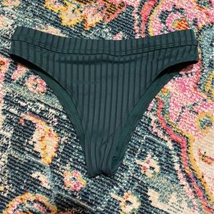 Roxy green bikini bottoms